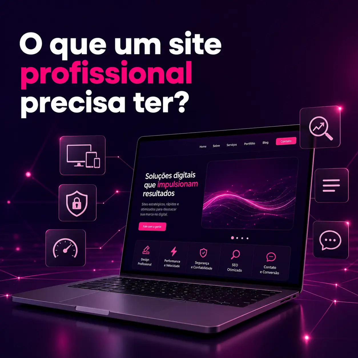 O que um site profissional precisa ter