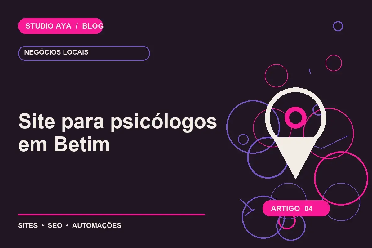 Site para psicólogos em Betim