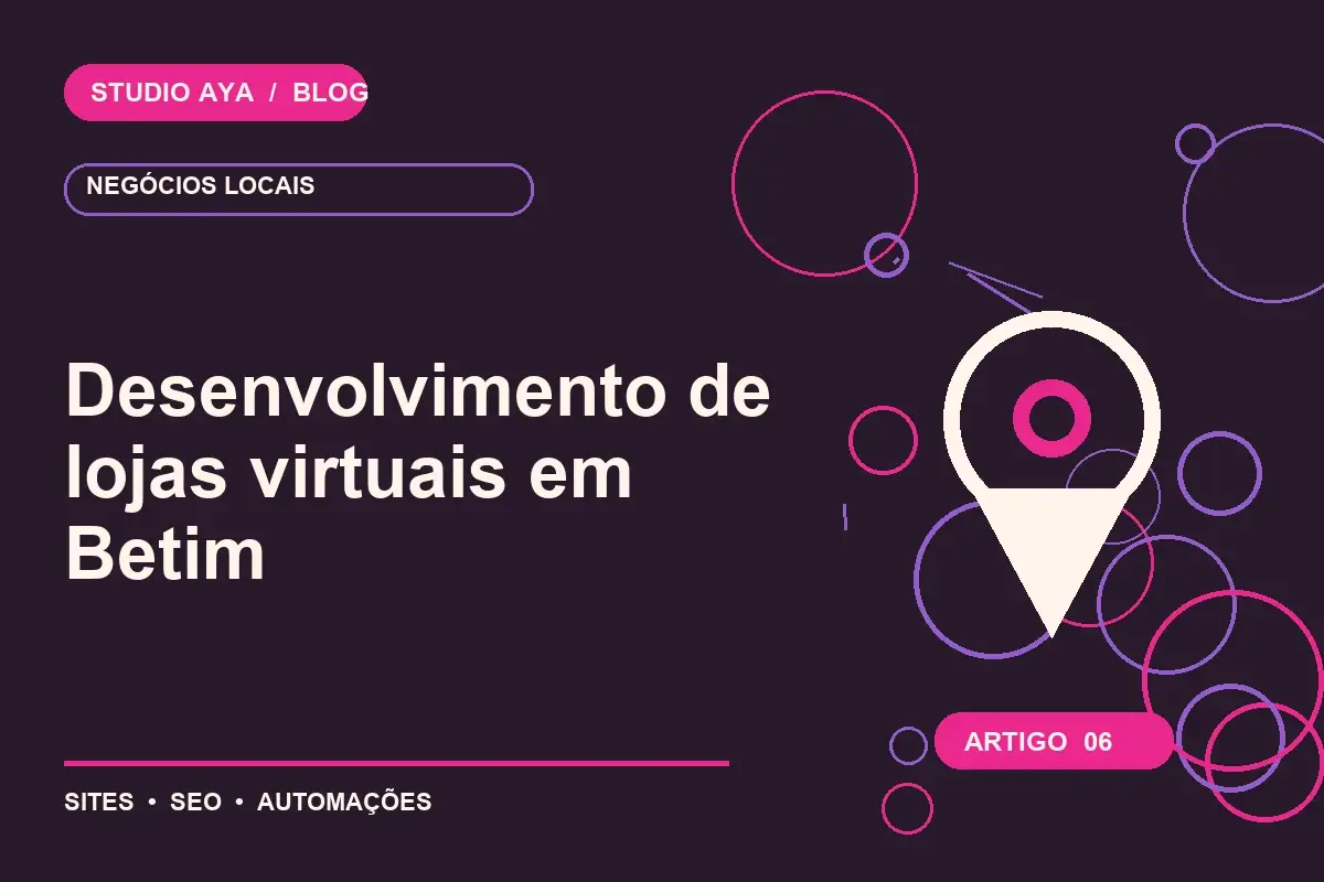 Desenvolvimento de lojas virtuais em Betim