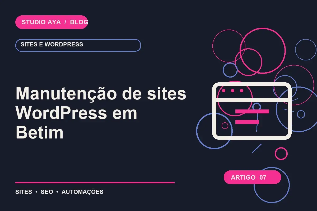 Manutenção de sites WordPress em Betim