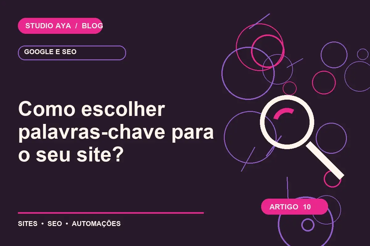 Como escolher palavras-chave para o seu site?