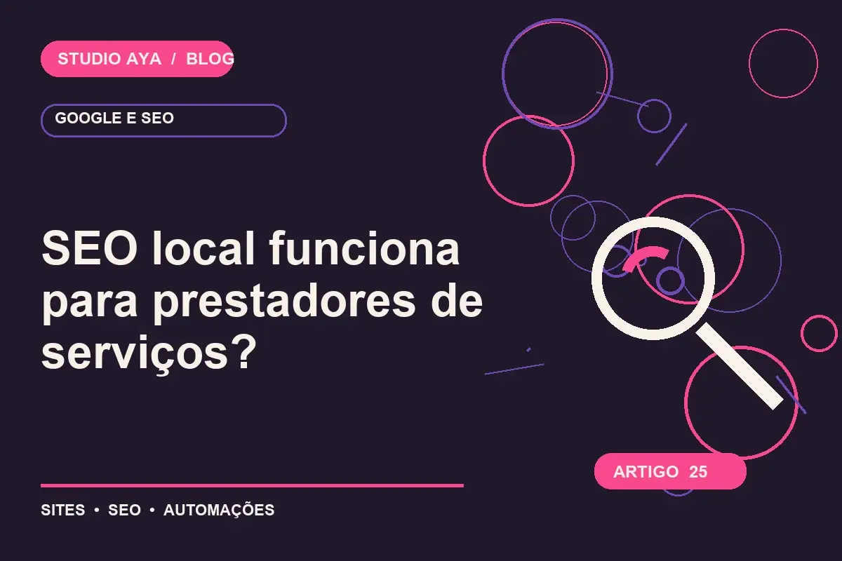 SEO local funciona para prestadores de serviços?