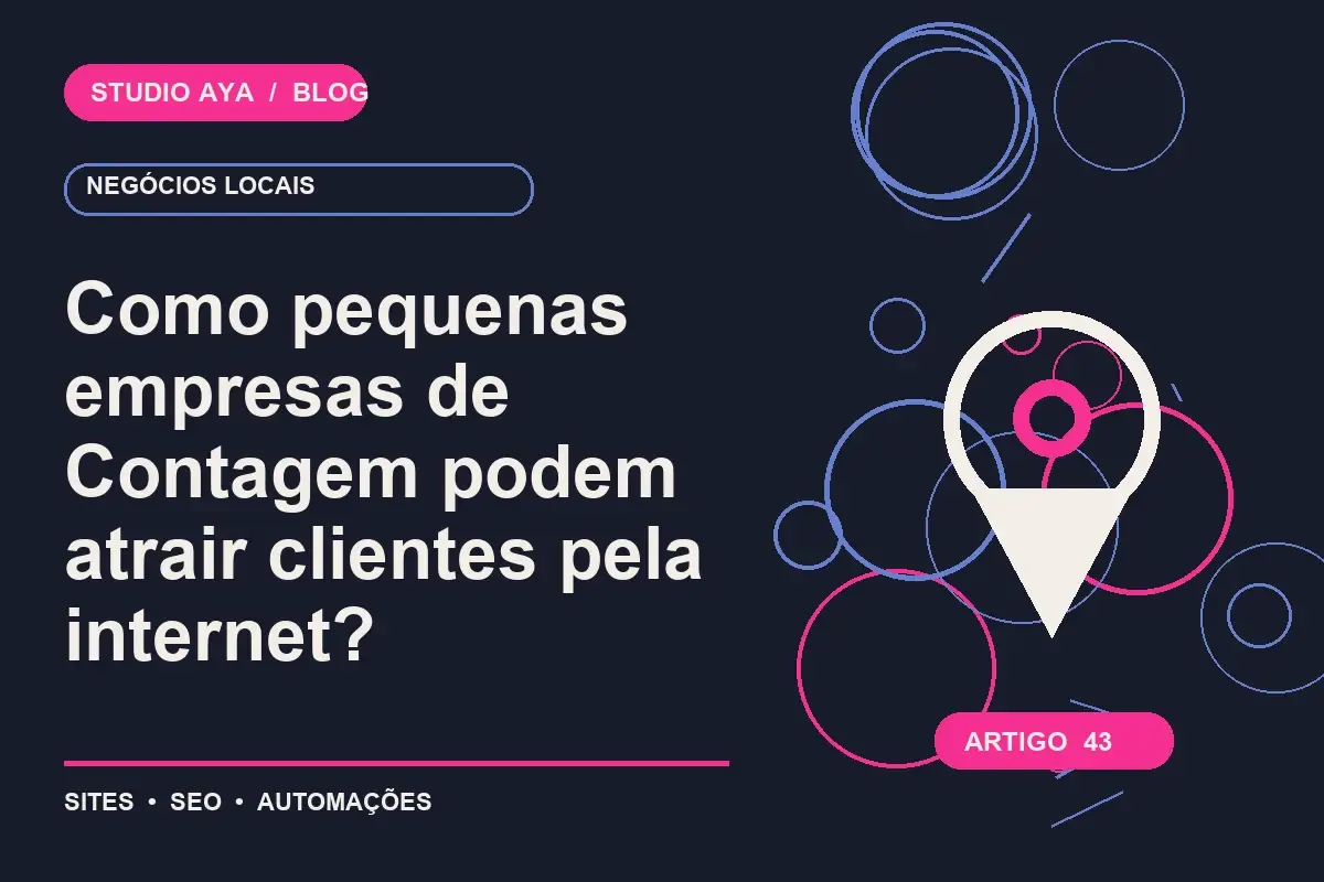 Como pequenas empresas de Contagem podem atrair clientes pela internet?