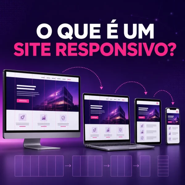 Site responsivo adaptado para computador, notebook, tablet e celular