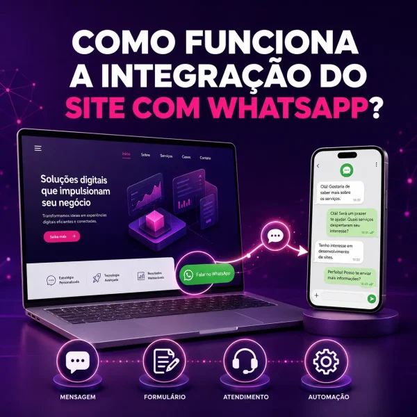 Integração do site com WhatsApp para atendimento ao cliente